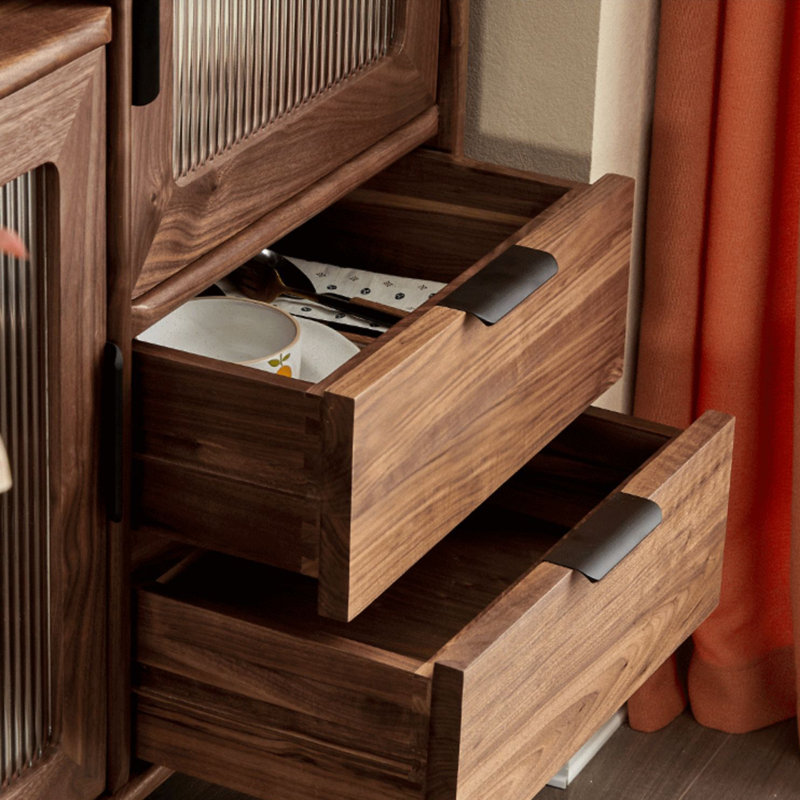 Buffet japonais multifonctionnel et armoire à thé, 39.37" H x 31.5" W x 15.75" D