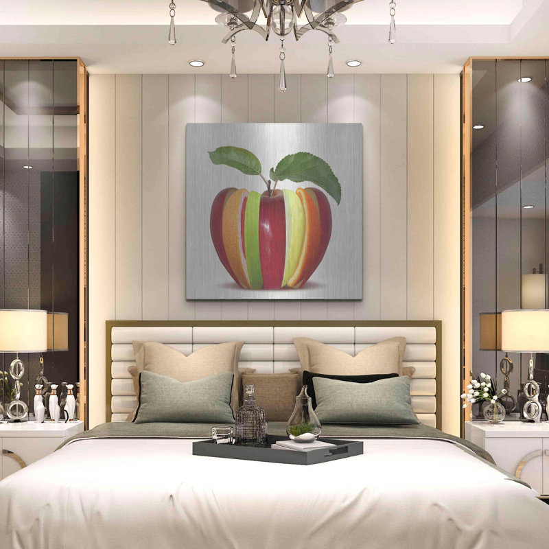«Fruitfully», art mural en métal, H 36 po x l 36 po