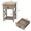 Table de chevet en bois massif Sierria