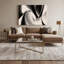 Gradient abstrait 81, toile beige-2141046042