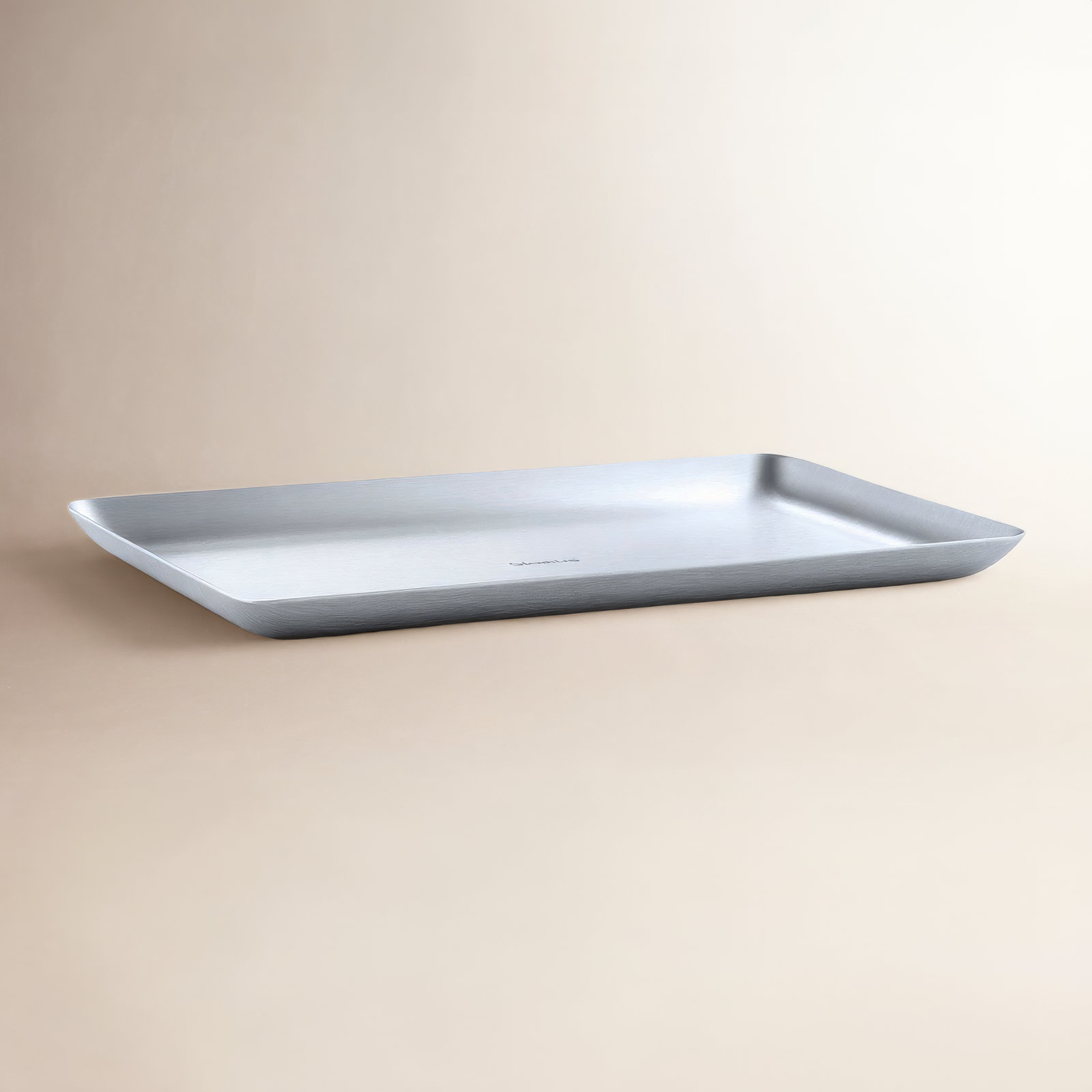 Basic Stainless Steel Condiment Server, 0.59" H x 9.84" W x 5.91" D