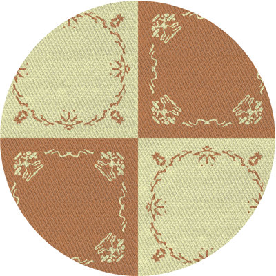 Tapis brun Ishika
