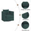 Fauteuil demi-tonneau pivotant-2090891232