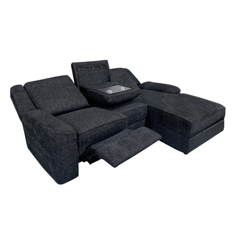 Canapé modulaire inclinable 2 pièces Satur