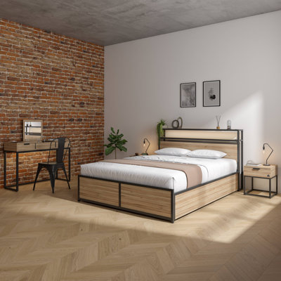 XR Living Denver Ottoman Bed With App Controlled LED Lighting