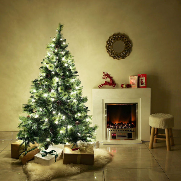 2.76' H Lighted Artificial Pine Christmas Tree