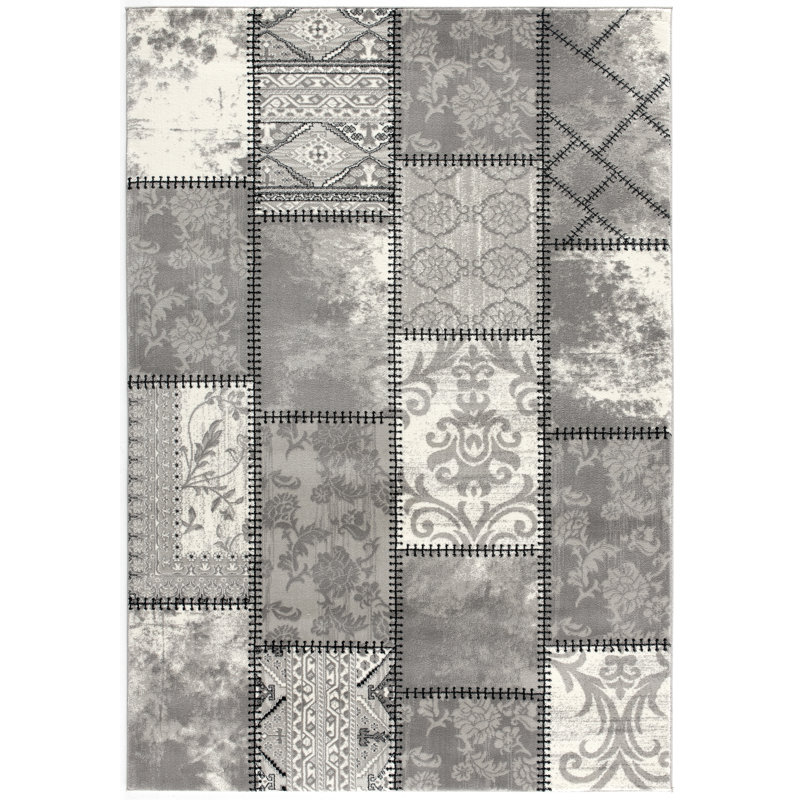 Abstract Indoor Rug, Rectangle 2'8" x 5'