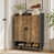 Black,Rustic Brown
