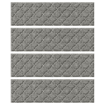 WaterHog® Cordova 8.5 in. x 30 in. Indoor Outdoor Stair Treads Set/4