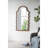 Arch Wood Mirror With Unique Frame