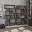 Sandra Bookcase | Asymmetric Freestanding Bookcase with 10 Compartments-24384065