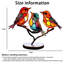 Figurine oiseau en métal, une pièce, pour bureau, chambre à coucher, et plus encore