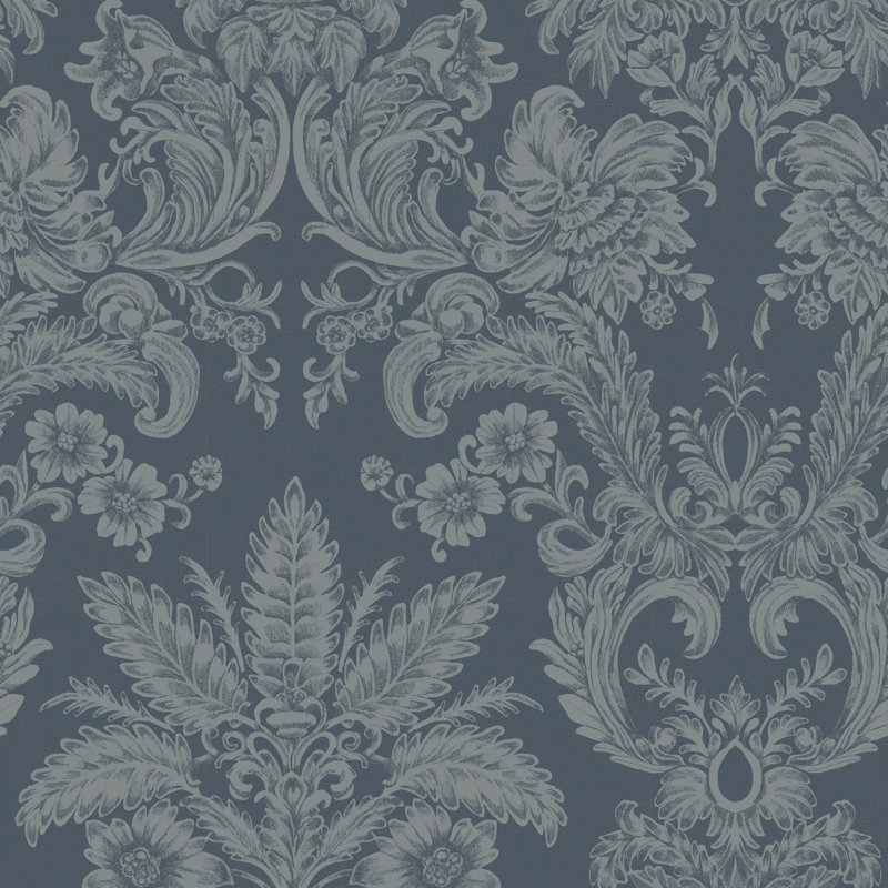 Parlor Paper - Glacial Wallpaper, Antique Glaze