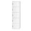 Bibliothèque blanche Latitude Run® à 4 tablettes et 4 portes-1897552440-1883315936