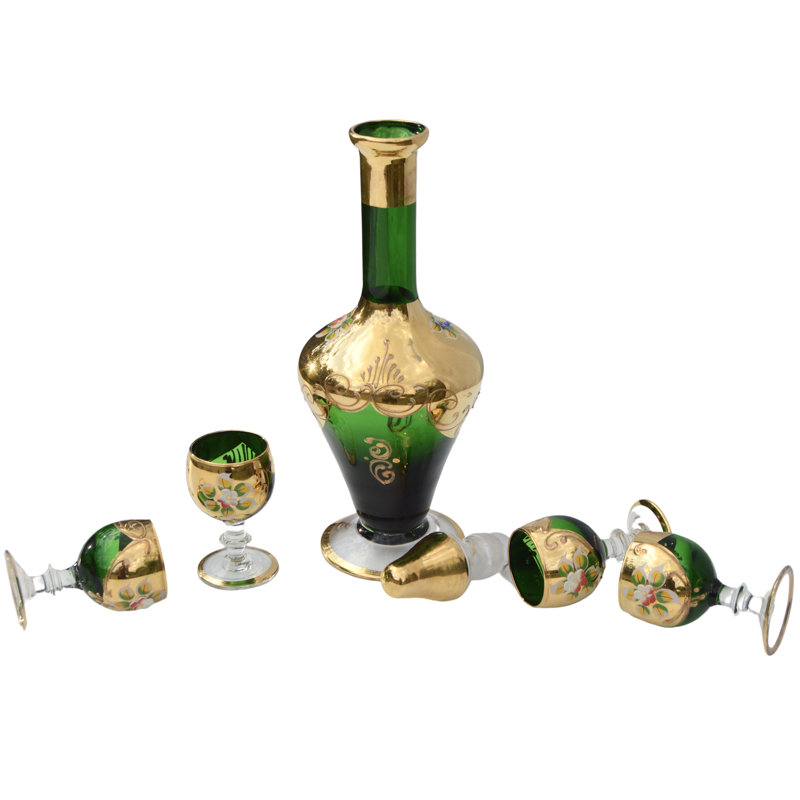 5 - Piece Glass Beverage Server Set