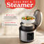 Gourmia 5 Qt Digital Rice Cooker & Steamer – 20 Cup Cooked (10 Cup Uncooked) Stainless Steel