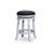 Kintzel Swivel Bar Stool with Footrest - 300 lb Capacity, Bonded Leather Upholstery, Adjustable Height for Counter/Bar, Industrial Swivel Mechanism, Floor Protectors-1951717054-1947712188