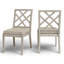 Chaise d'appoint en teck Haley - Huître-93646347-38582250-70064681