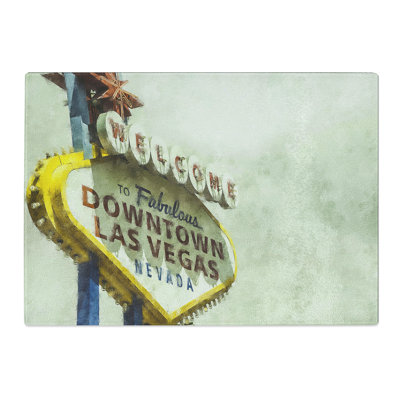 Las Vegas Sign Vol.1 Painting Chopping Board