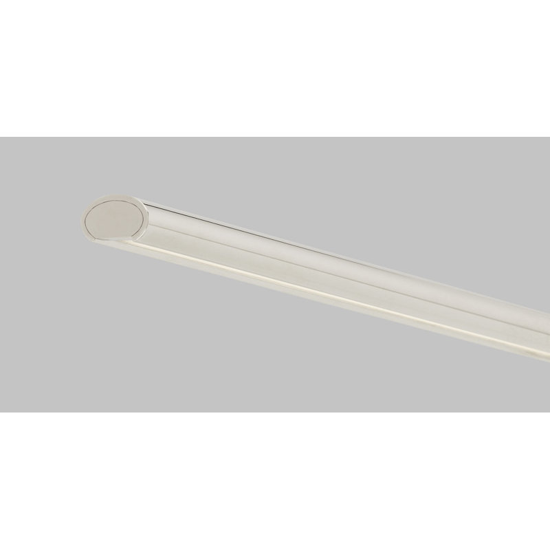 Plural Dome Picture Light, Polished Nickel, 0.5" H x 30" W x 8.9" D, 20.8