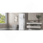 Tall Bathroom Storage Cabinet, Freestanding with Adjustable Shelf & Hook, Soft-Close Doors, MDF Board-1638137536