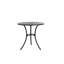 Ensemble bistro 3 pièces pour terrasse - aluminium moulé résistant à la rouille, pour porche, noir, jardin