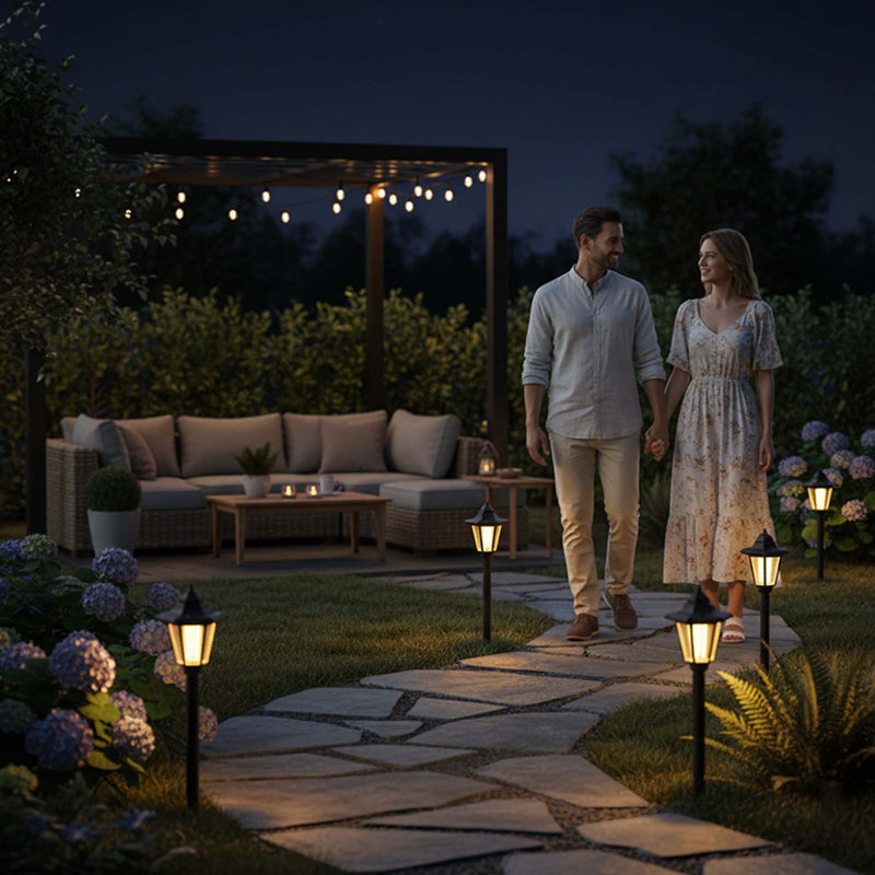 Lampe de jardin solaire à énergie solaire
