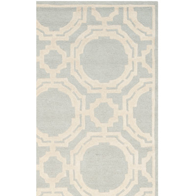 Deedgra Hand Tufted Wool Geometric Rug