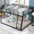 Metal Full XL Over Queen Size Floor Placed Bunk Bed With Stable Frame Structure, Black