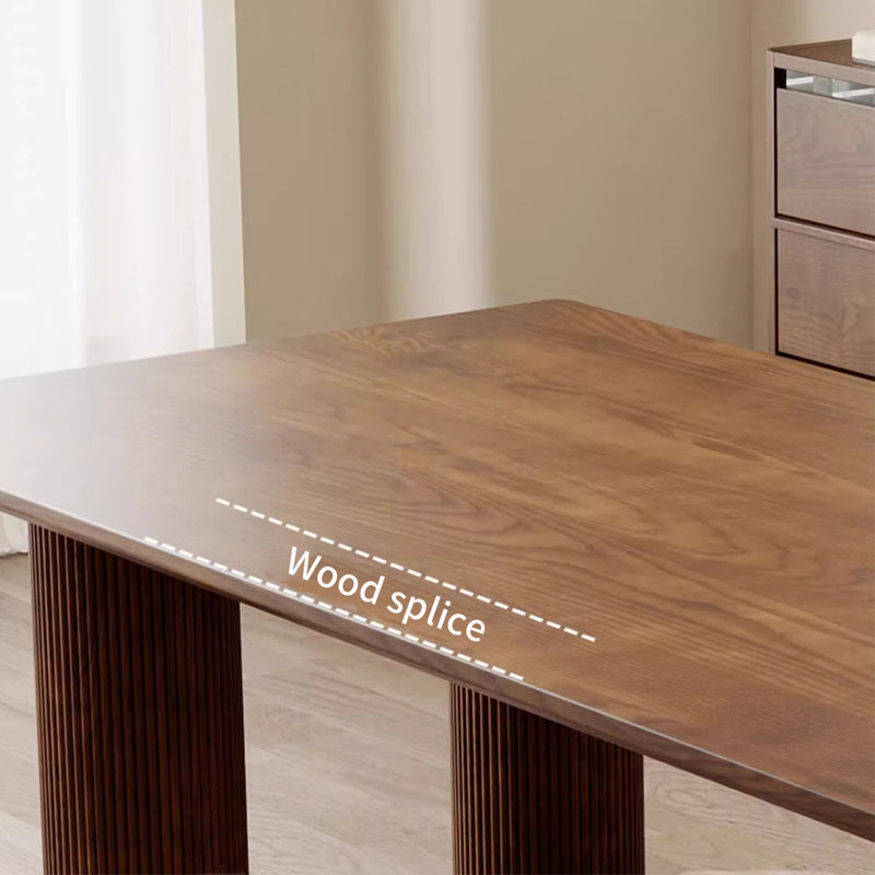 Table de salle à manger Vasthi, H 29,5 po x L 78,7 po x l 31,4 po