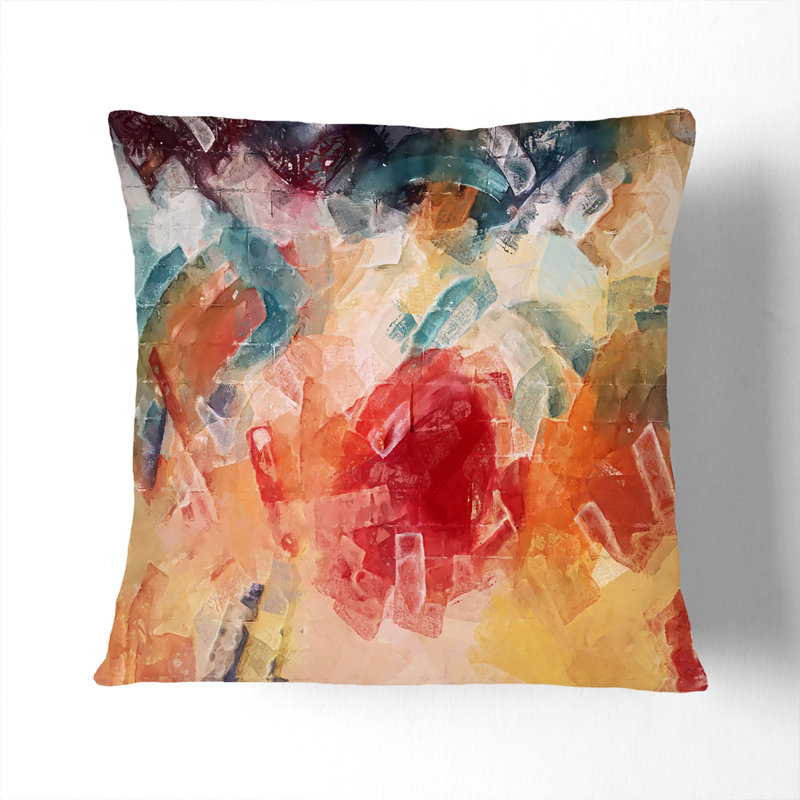 Square Throw Cushion, 55cm H x 55cm W x 20cm D