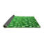 Tapis vert à motif floral-850114866