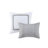 8 Piece Embroidered Comforter Set White King