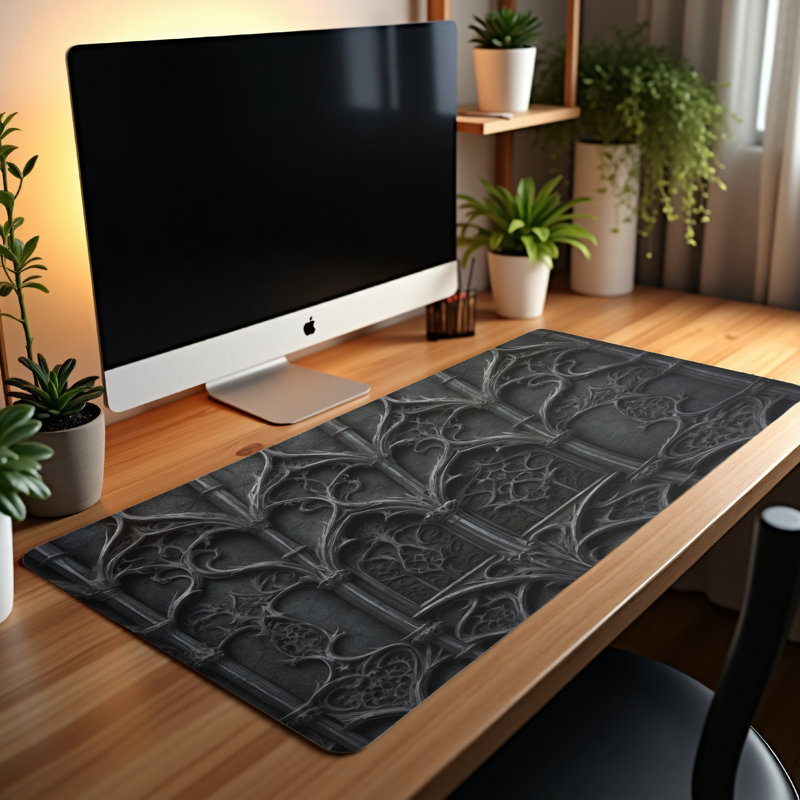 Polyester Desk Pad, 14.4x12.1