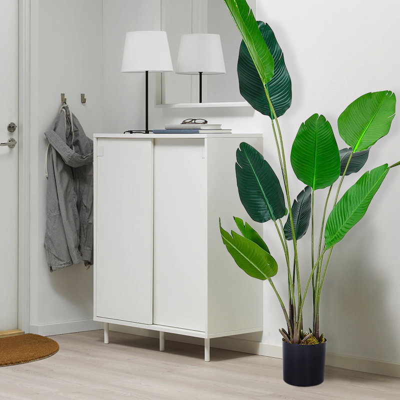 Faux Plant in Nursery Pot, 180cm H x 35cm W x 35cm D