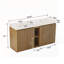 Meuble-lavabo Knotty Oak