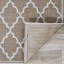 Tapis d'intérieur / extérieur taupe / sable à motif géométrique Broddrick-1222353412