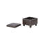 Louella 42cm Wide Faux Leather Square Cube Ottoman with Storage-17789669