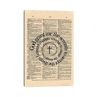 " Serenity Prayer "