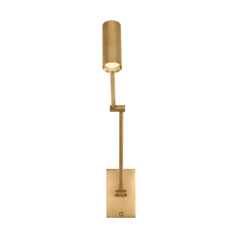 Ponte 1 - Light LED Swing Arm, Natural Brass