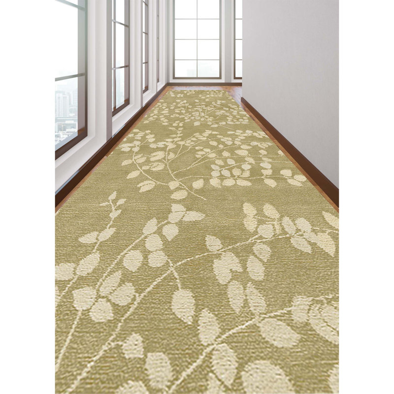 Floral Area Rug, Runner 3' x 10'