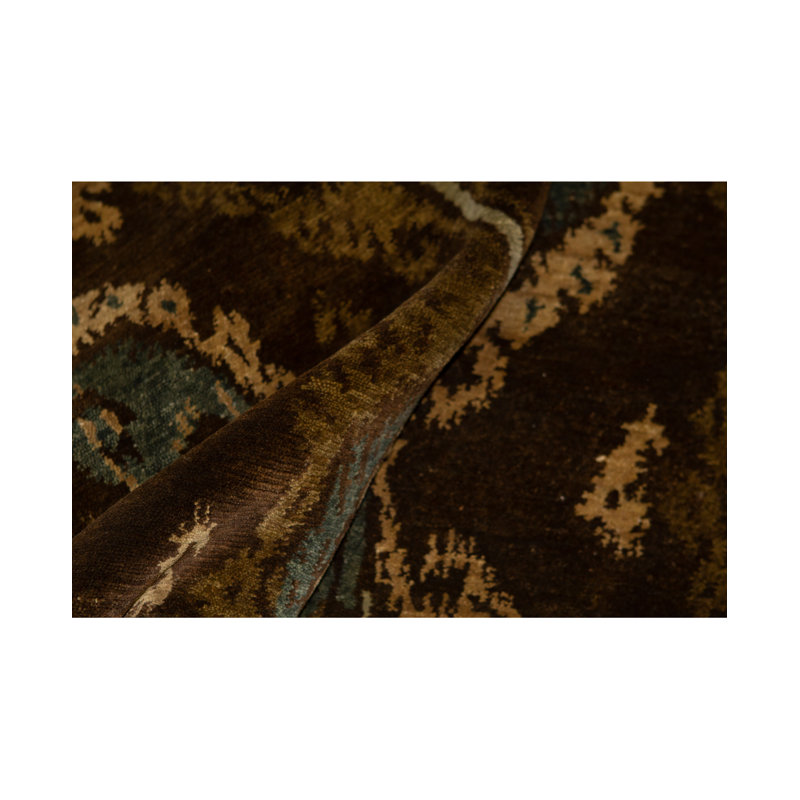 Ikat Area Rug in Brown