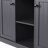 Kitchen Island with Drop Leaf,Power Outlet,Door Internal Storage Rack,Rolling Kitchen Cart on 5 Wheels with 5 Open Side Racks-1549842480