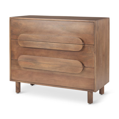 Solid Wood 3 - Drawer Accent Chest
