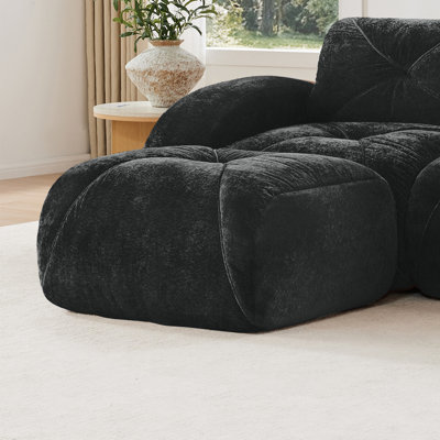 Repose-pieds, siège de rechange et décoration en velours pour repose-pieds en velours