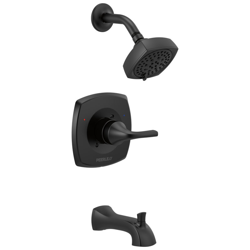 Parkwood Tub & Shower Faucet, Matte Black