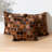 Brindle Cowhide Patchwork Pillow Single-115844556