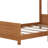 Full XL Over Full XL Wooden Bunk Bed With Built-In Storage Shelf & Ladder, Solid Wood Frame-461997201