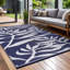 Tapis extérieur bleu / blanc Aldo-314463110