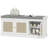 Shoe Storage Bench With Woven Rattan Doors, Shoe Bench With Cushion